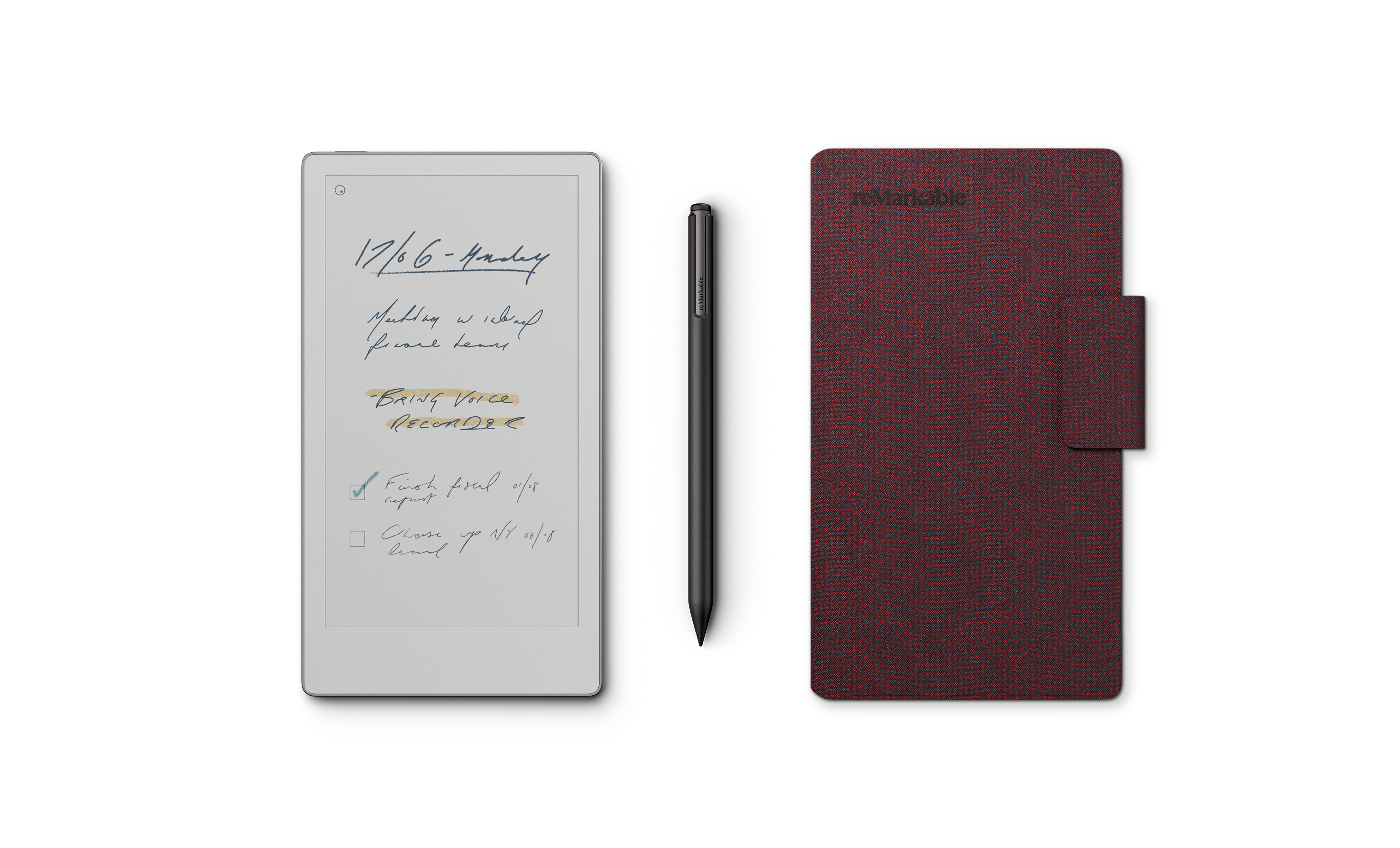 reMarkable Paper Pro Move with Marker Plus and Book Folio