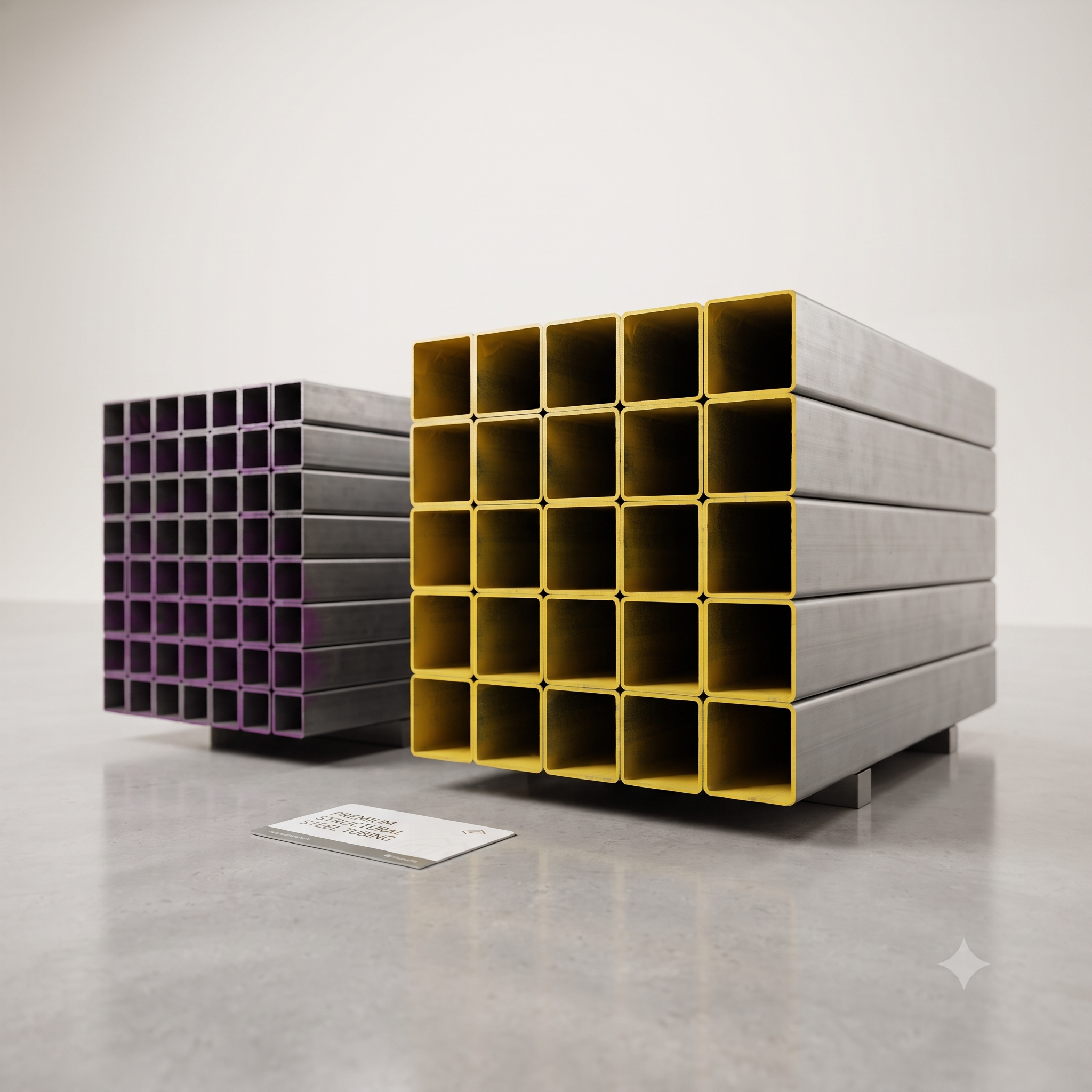 Galvanized Steel - Square Holo Section