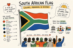 The South African Flag: Colors, Meaning & History Explained