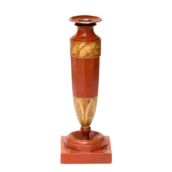 Kerzenleuchter rot-gold
