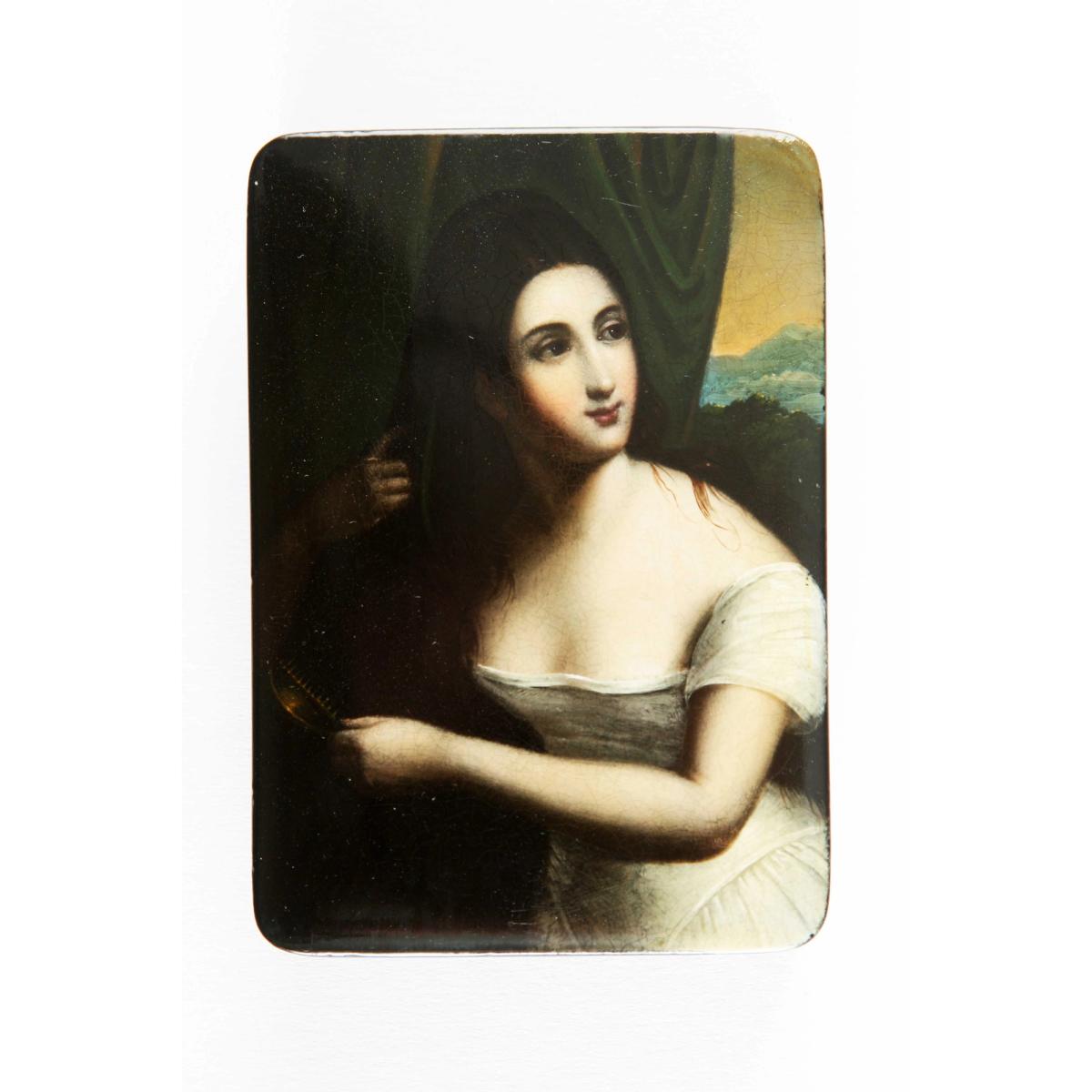 Bei der Toilette