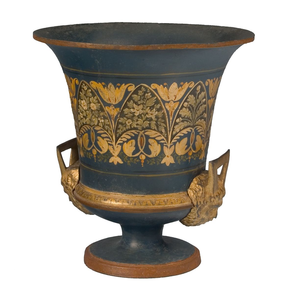 Kratervase mit Maskaronen