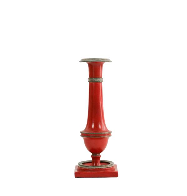 Kerzenhalter, rot