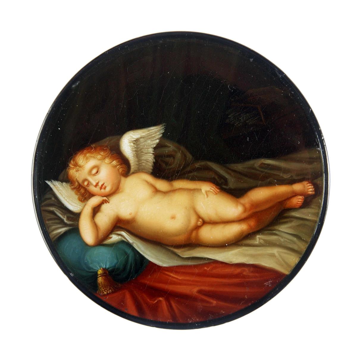 Schlafender Amorknabe