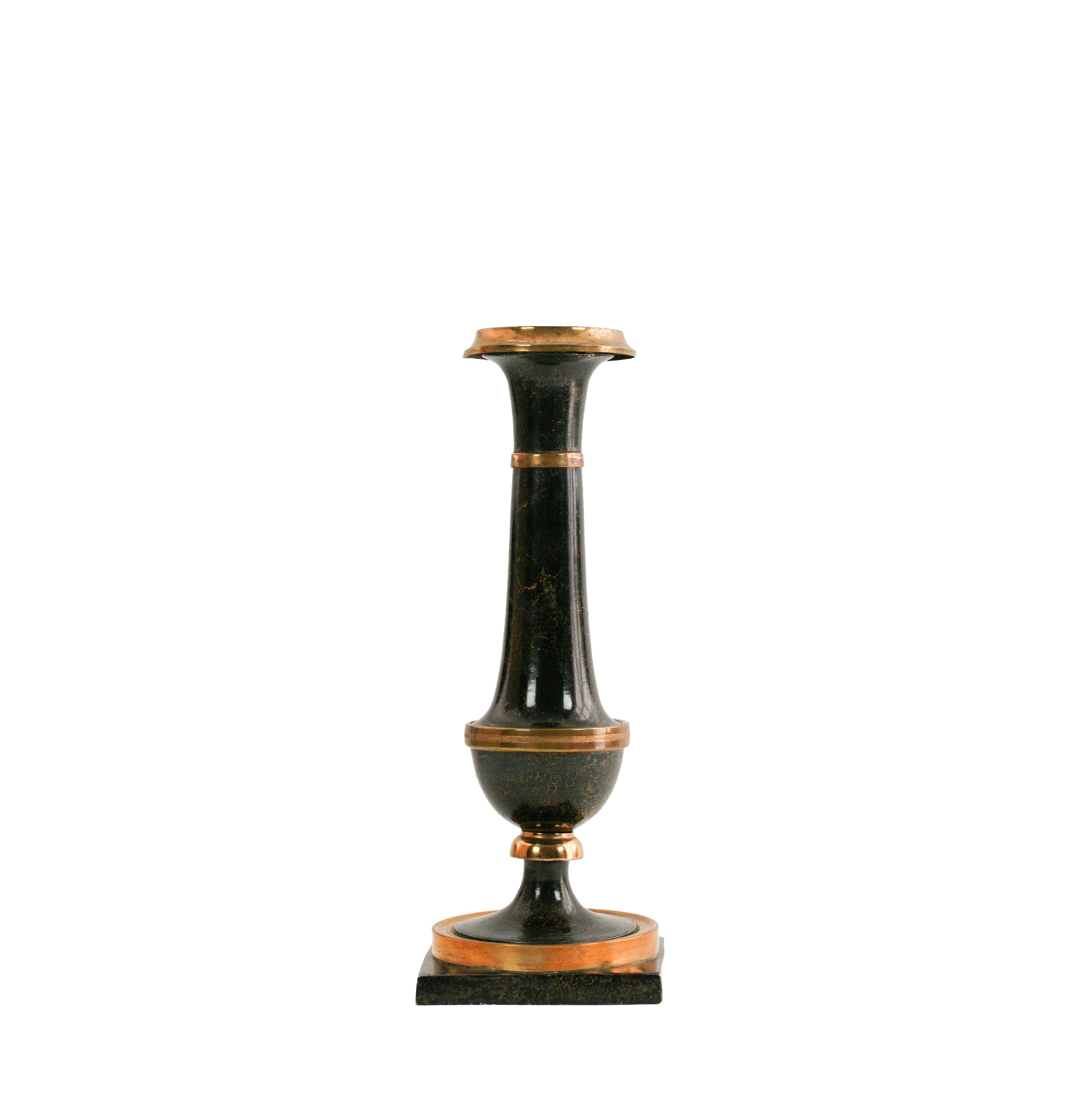 Kerzenhalter mit Goldbläschen