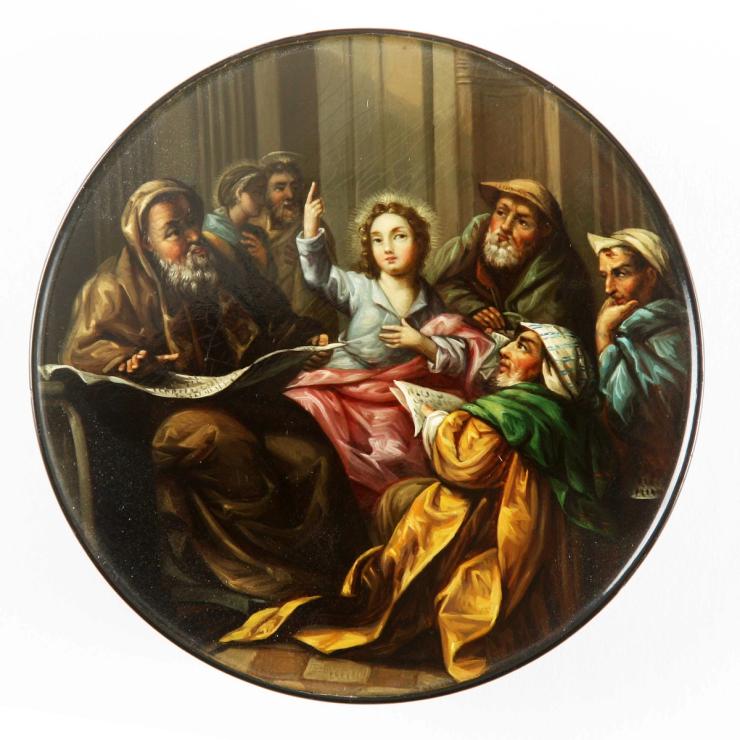 Jesus lehrt im Tempel