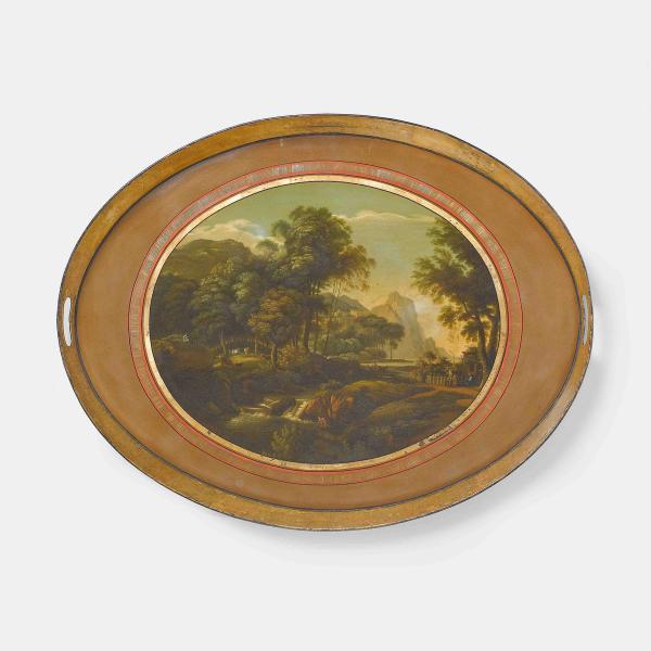 Landschaft mit Regenstein