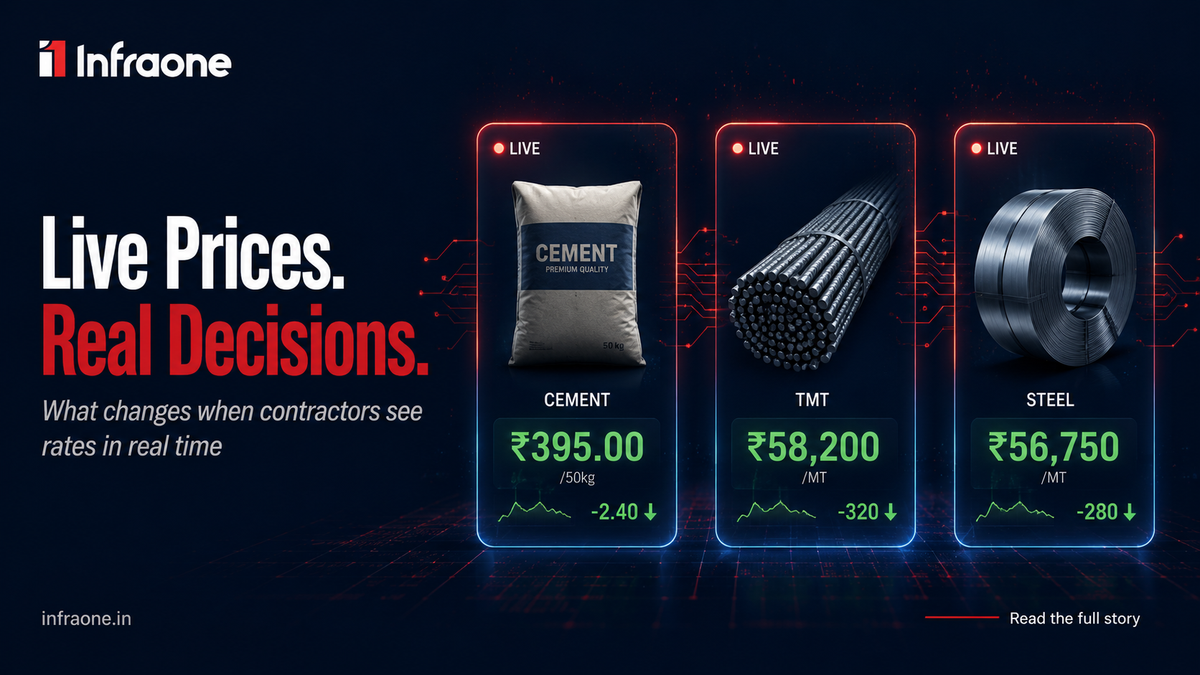 What Live Price Updates Mean for Construction Material Buyers