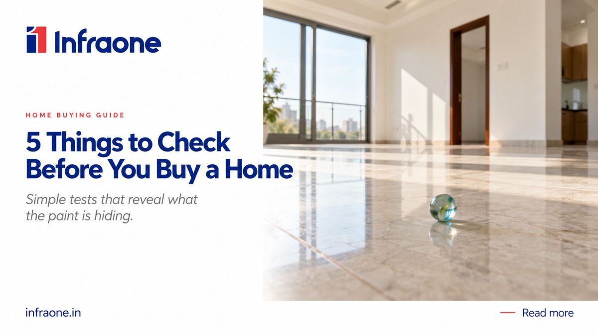 Five Things to Check Before You Buy a Ready Home