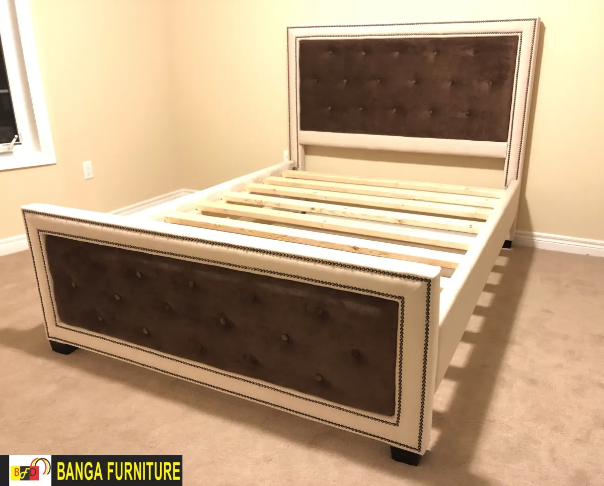 Crystal upholstered bed frame — photo 2