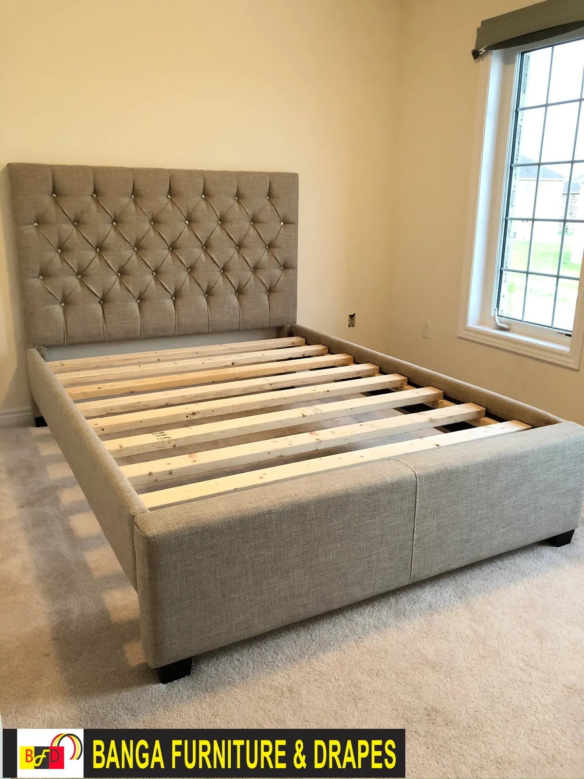Ace upholstered bed frame — photo 2