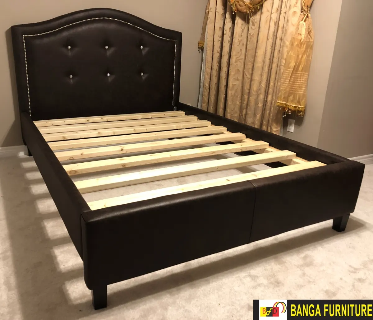 Spade upholstered bed frame — photo 3