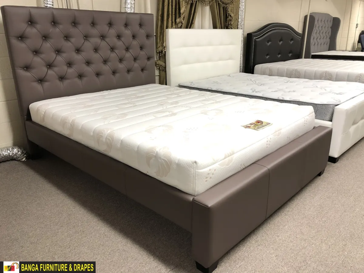 Ace upholstered bed frame — photo 1