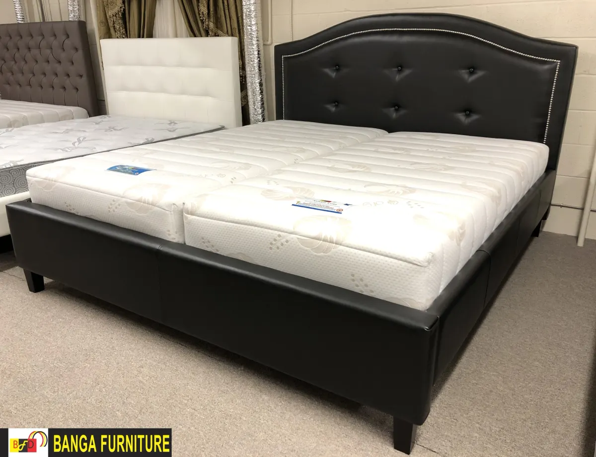 Spade upholstered bed frame — photo 1