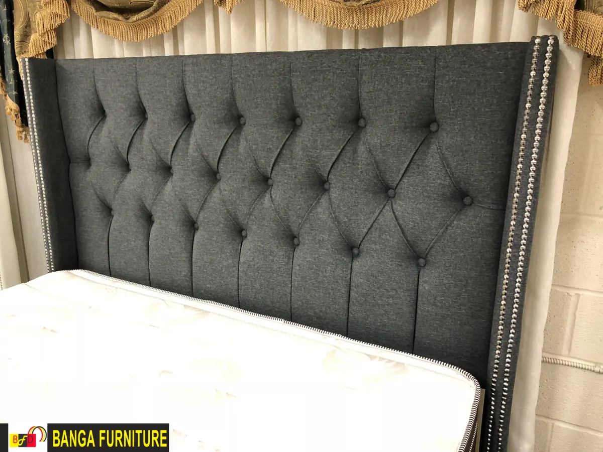 Elegance upholstered bed frame — photo 2
