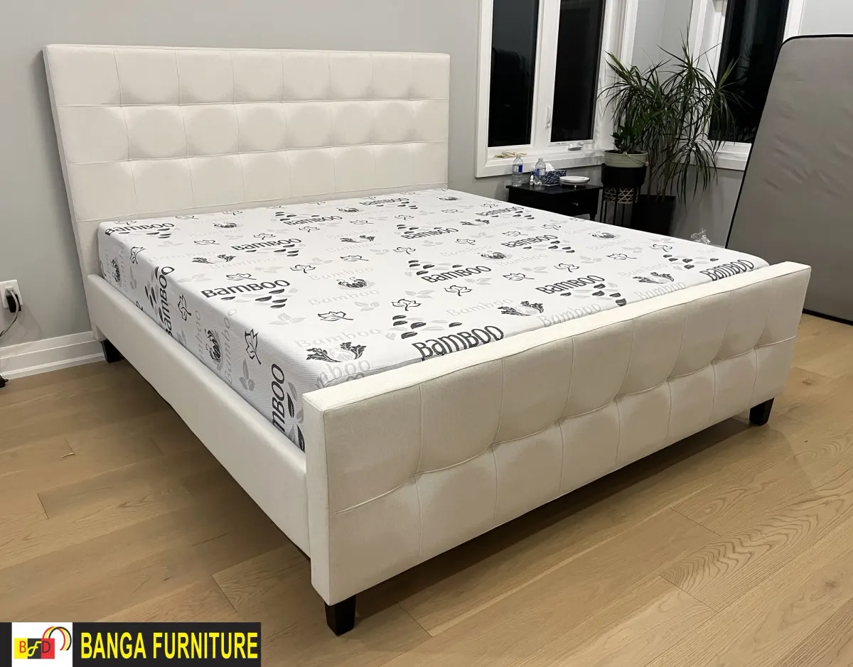 Victoria upholstered bed frame — photo 1