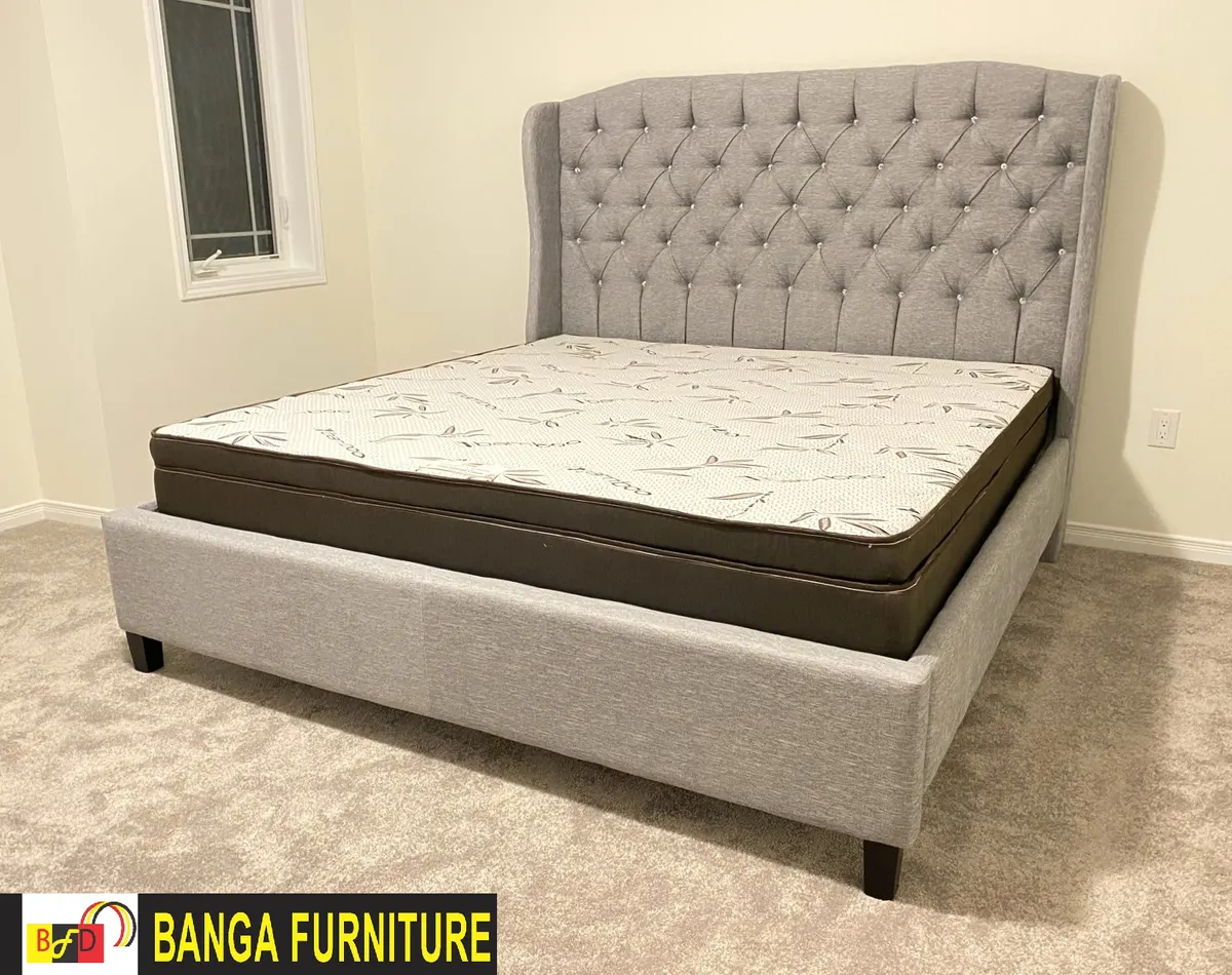 Paris upholstered bed frame — photo 3