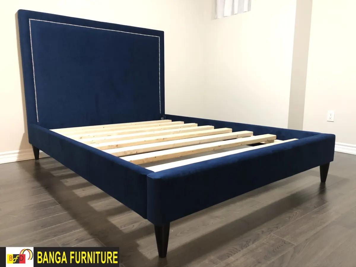 Glory upholstered bed frame — photo 2