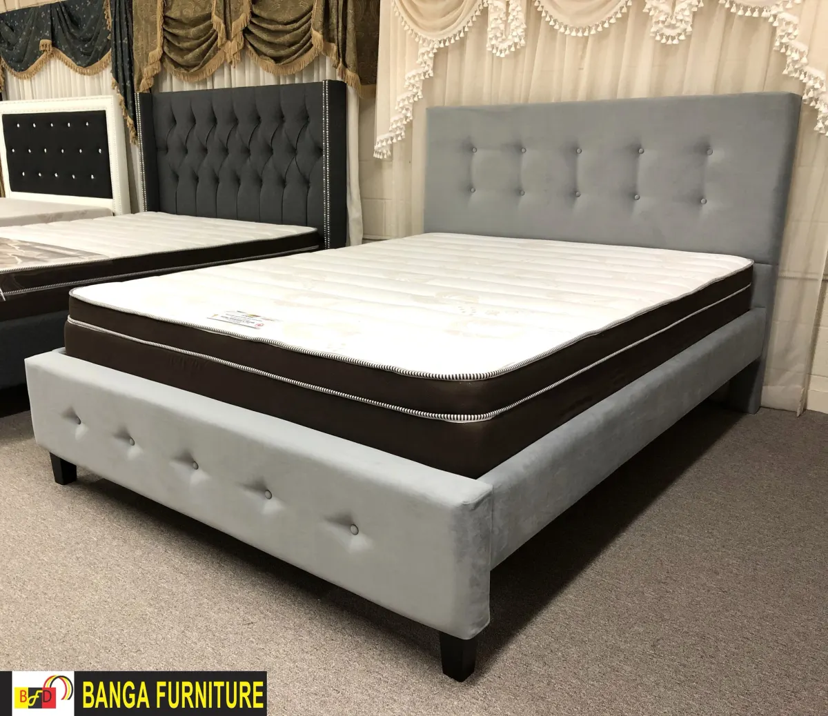 Prestige upholstered bed frame — photo 1