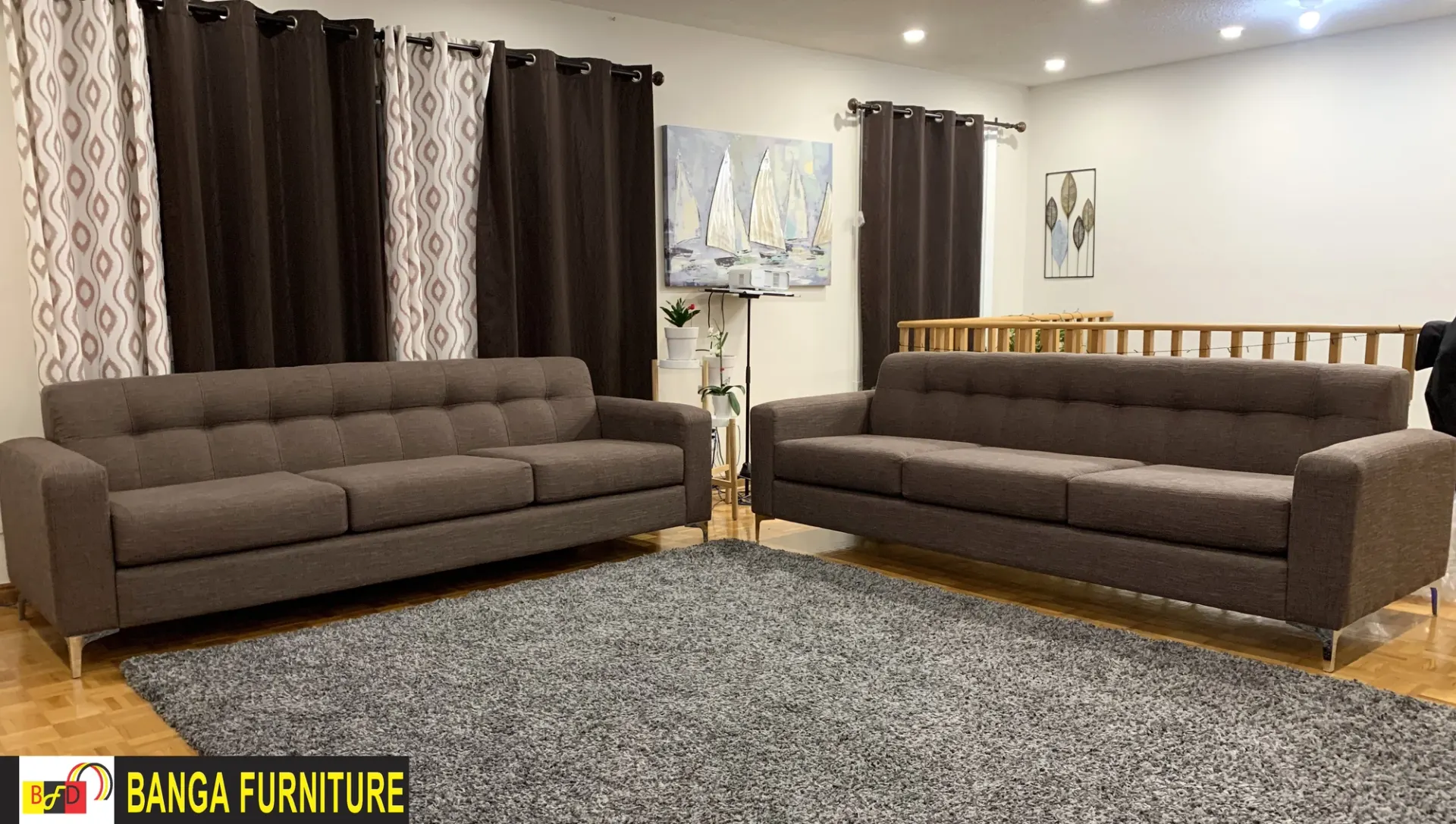 Banga Furniture custom sectional sofa