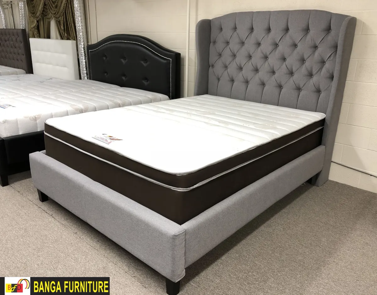 Paris upholstered bed frame — photo 1