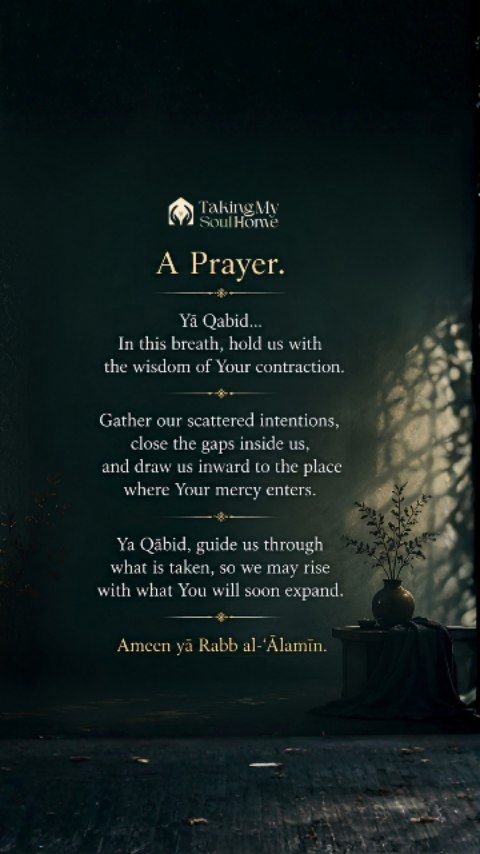 Yā Qābid…