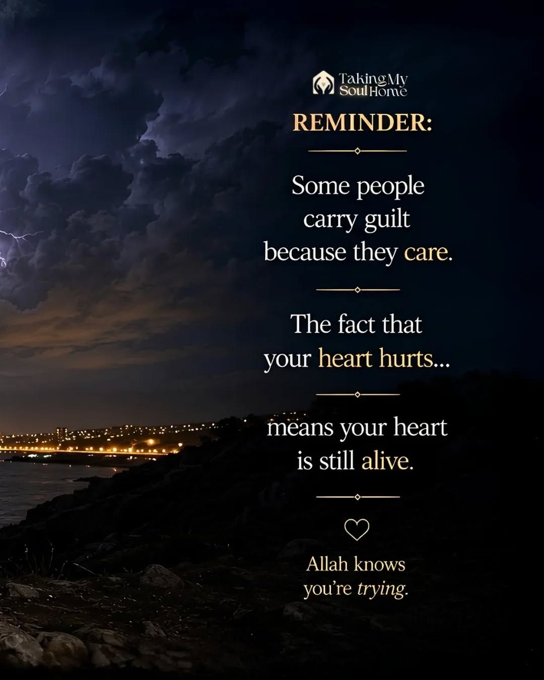 Not all guilt is bad.