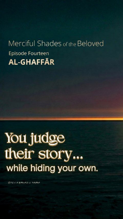 You noticed their flaws.