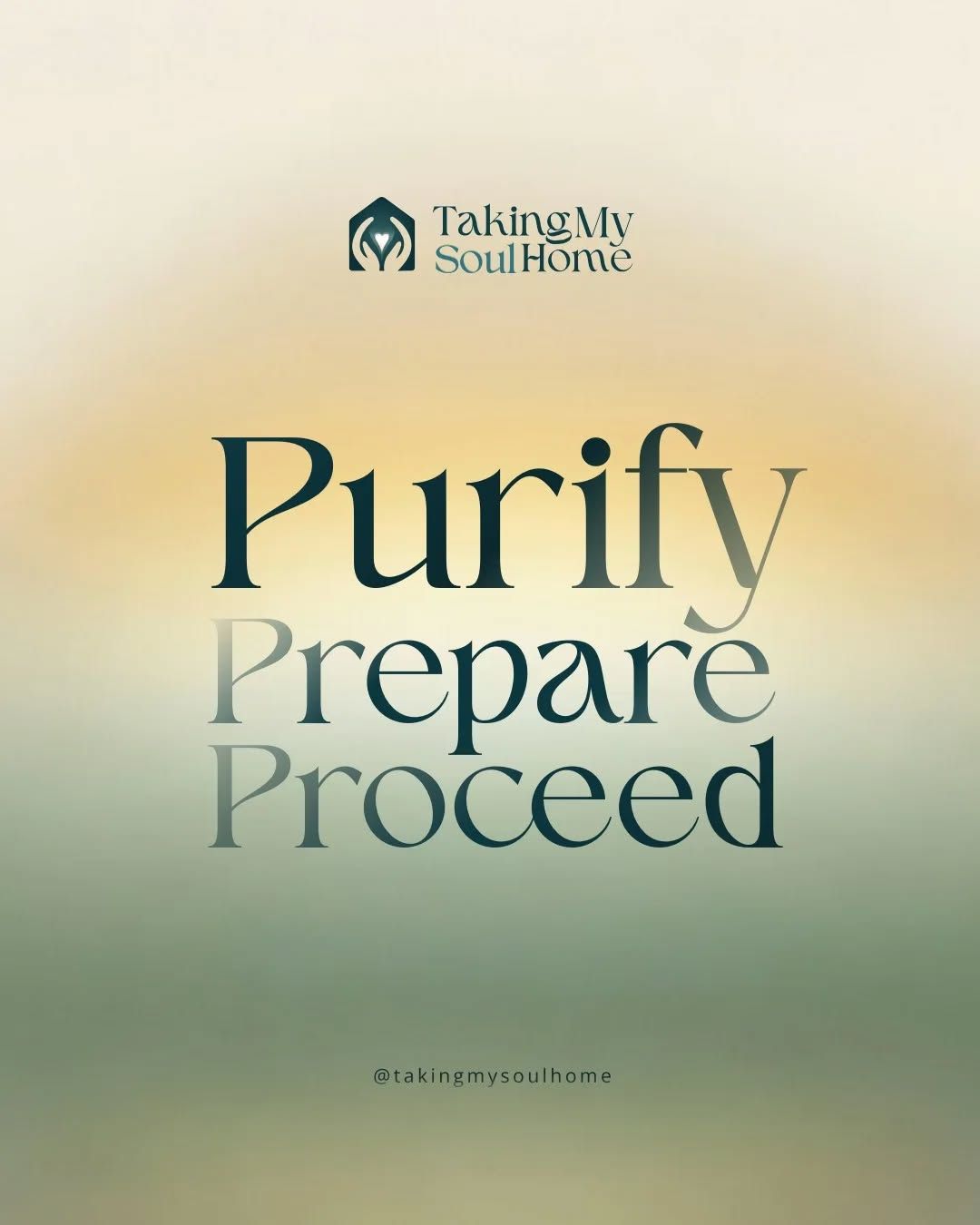 Purification is not about appearing perfect.