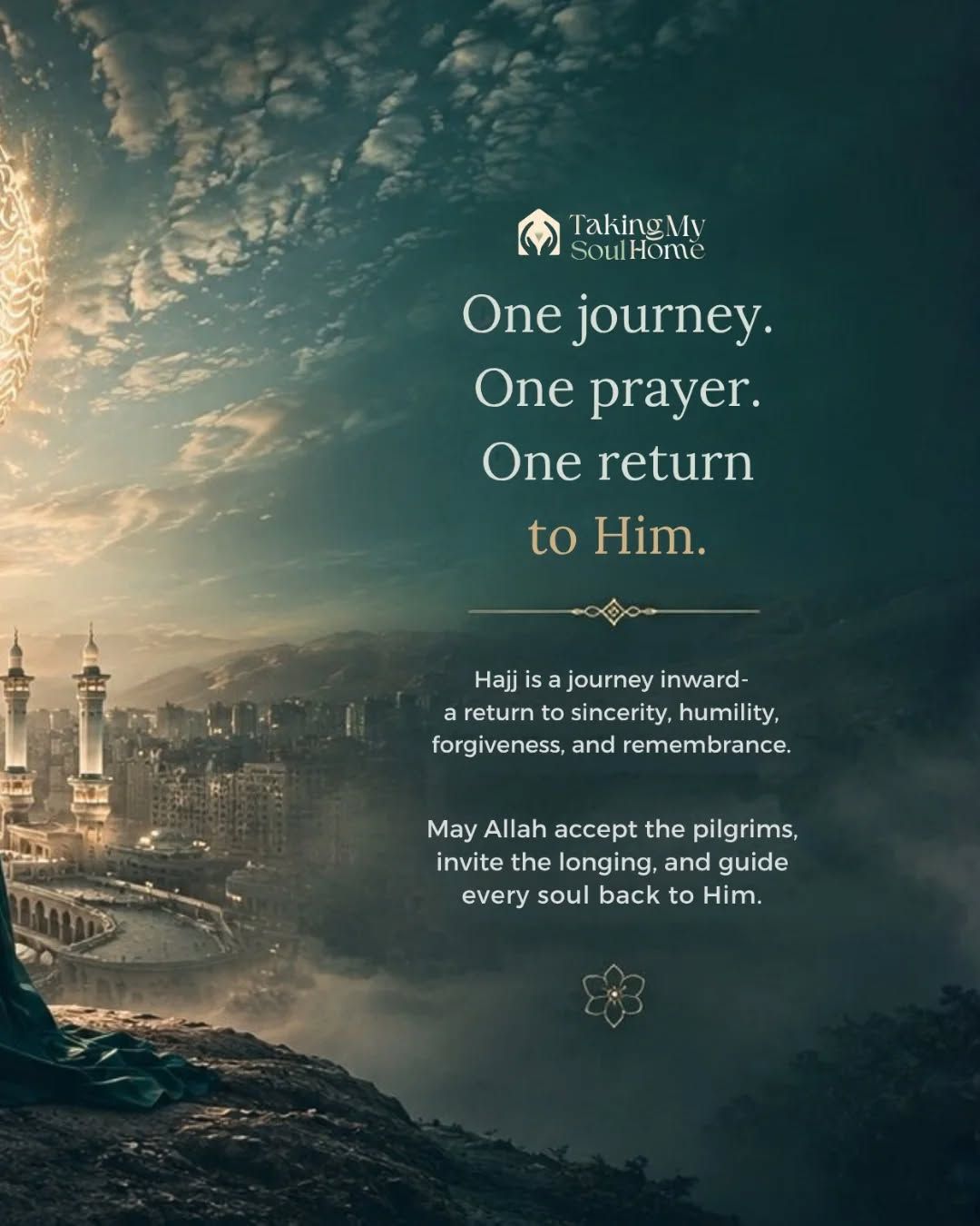 Hajj is not only a journey across distance.