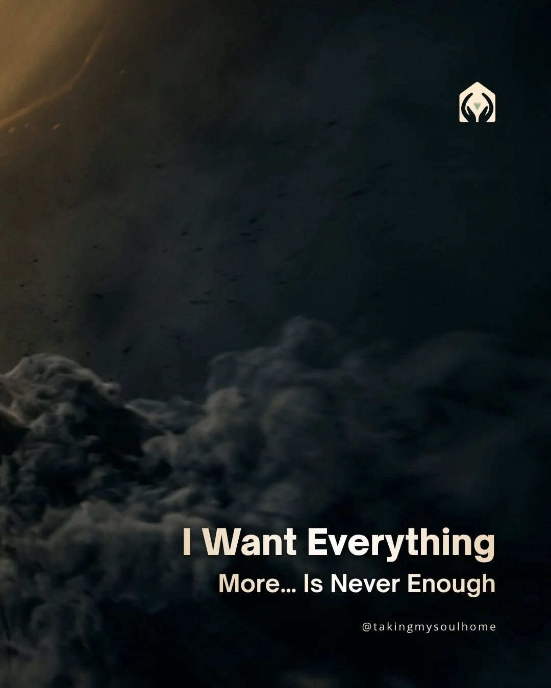 I want more.