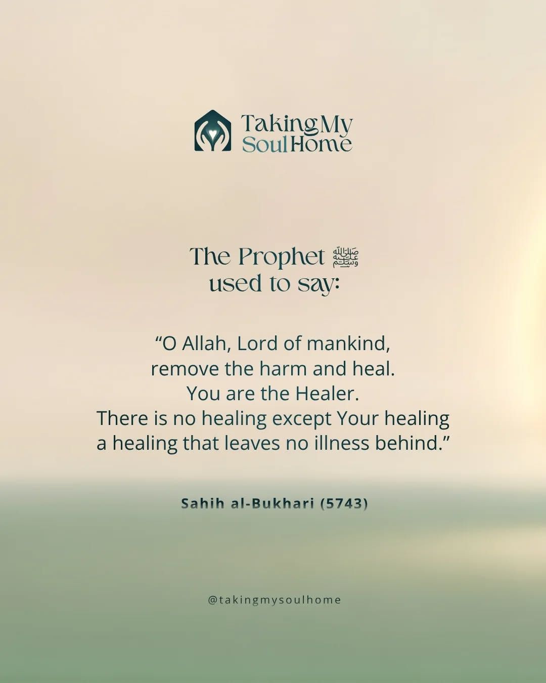 There is a healing no medicine can reach.