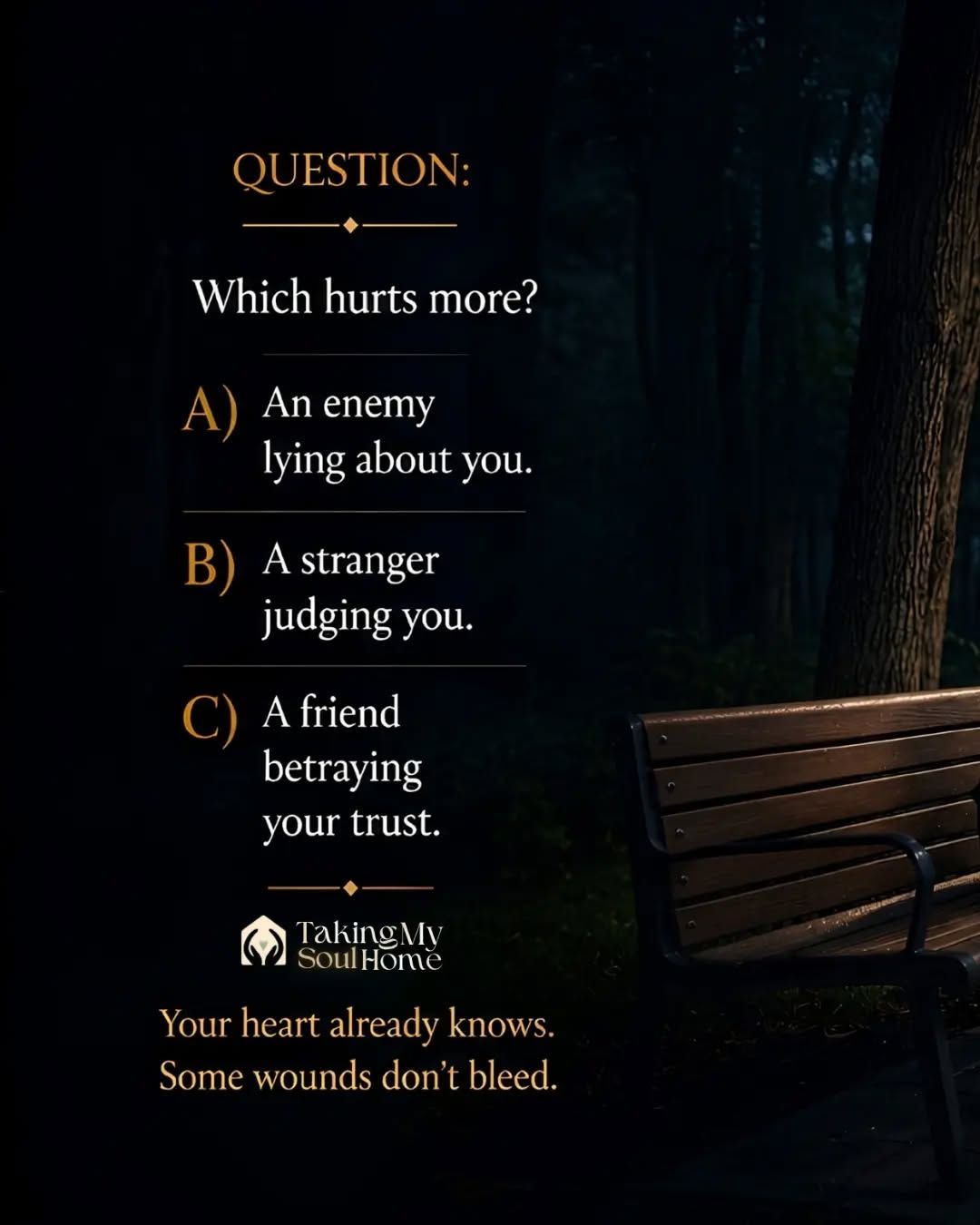 Let's see what your heart says.