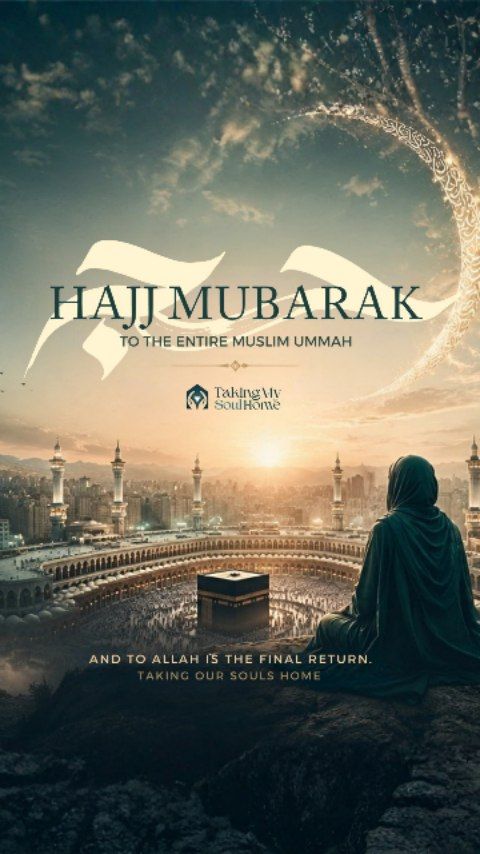 Today, millions walk toward the House of Allah with hearts full of prayer, surrender, and hope.