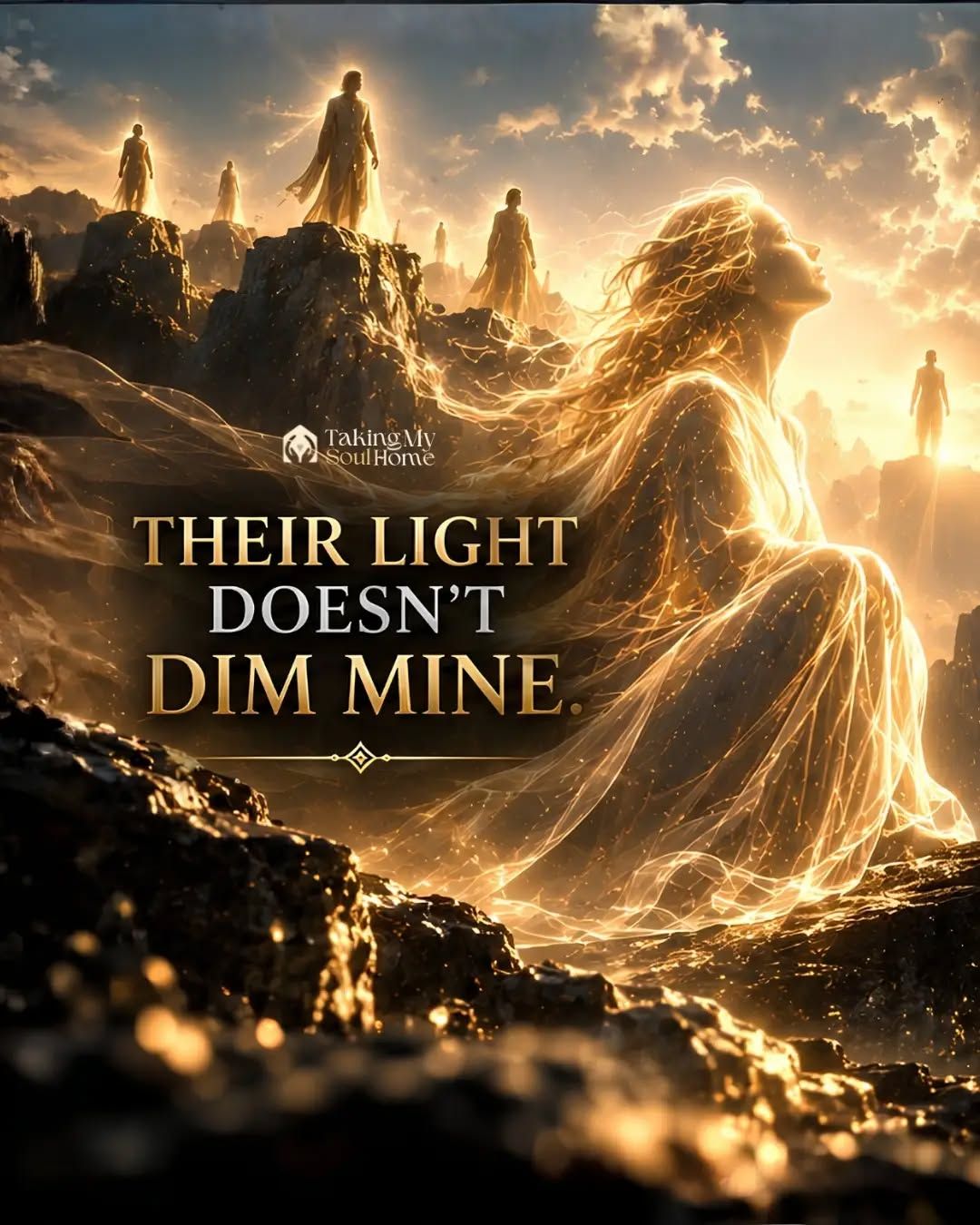 I don’t need to compete with another soul’s light.
