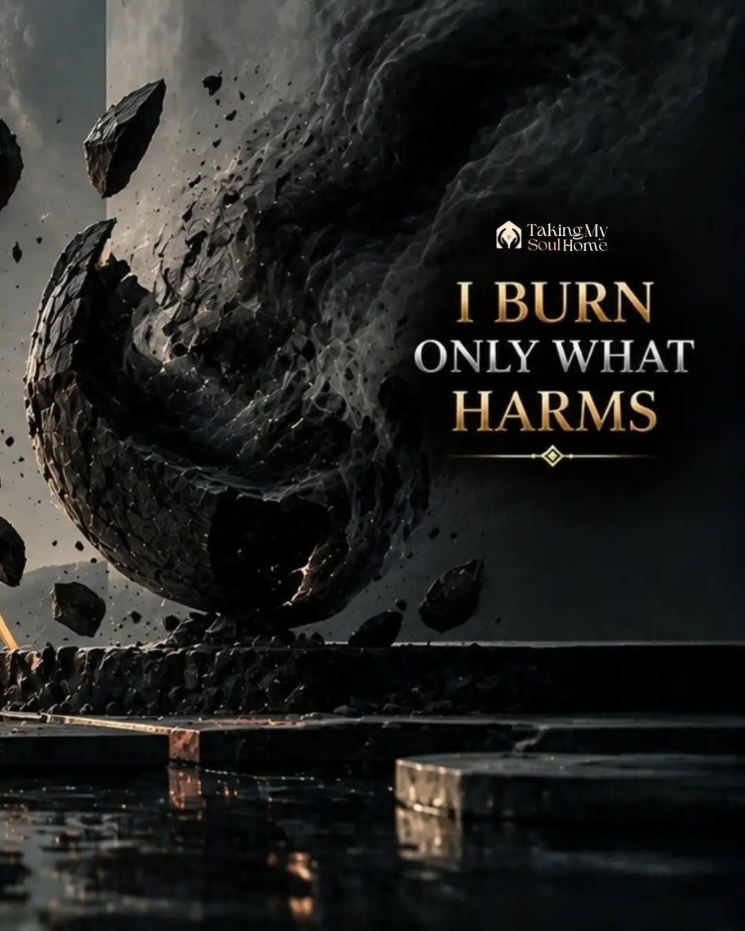 I used to burn everything when I was hurt.