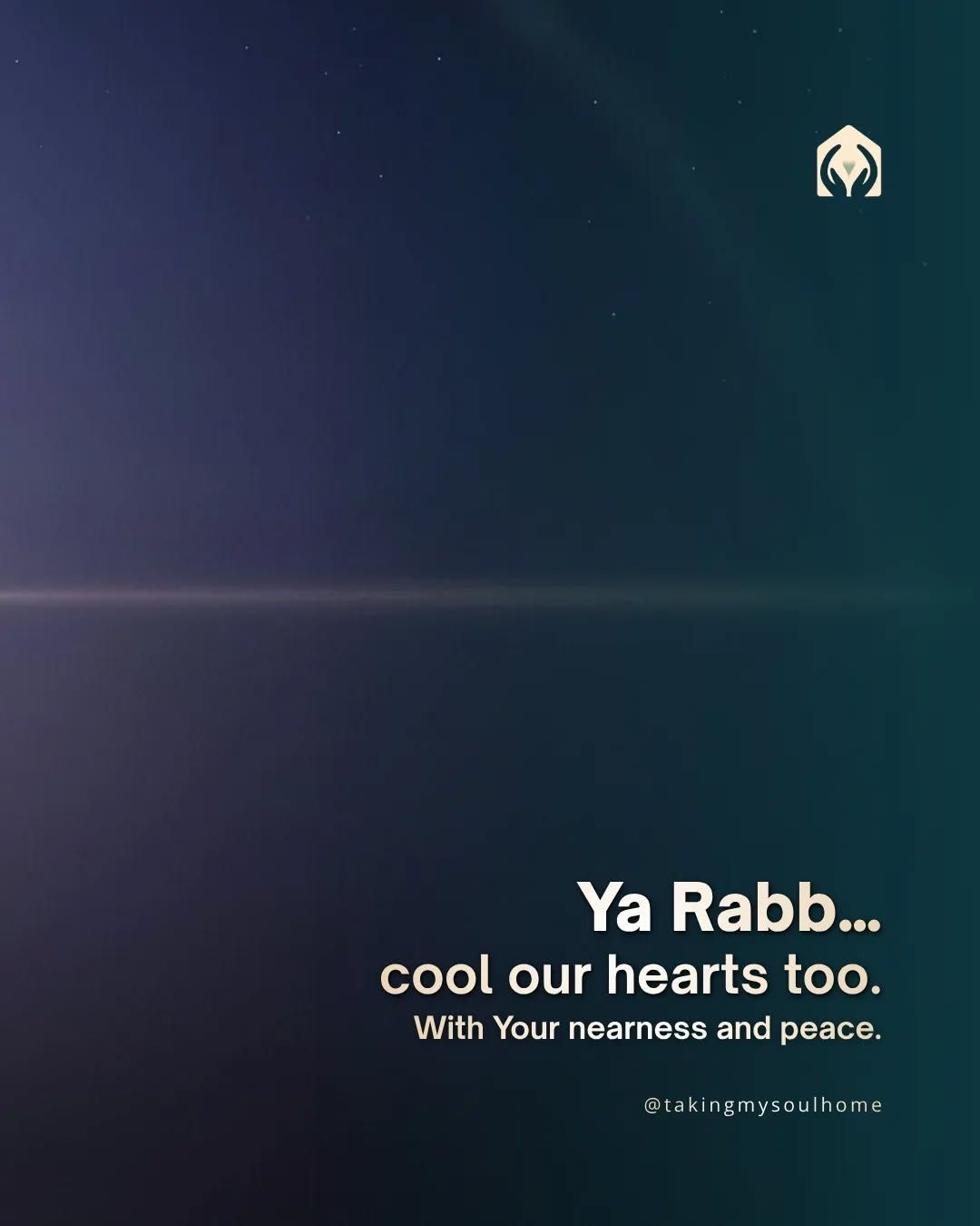 Ya Rabb…