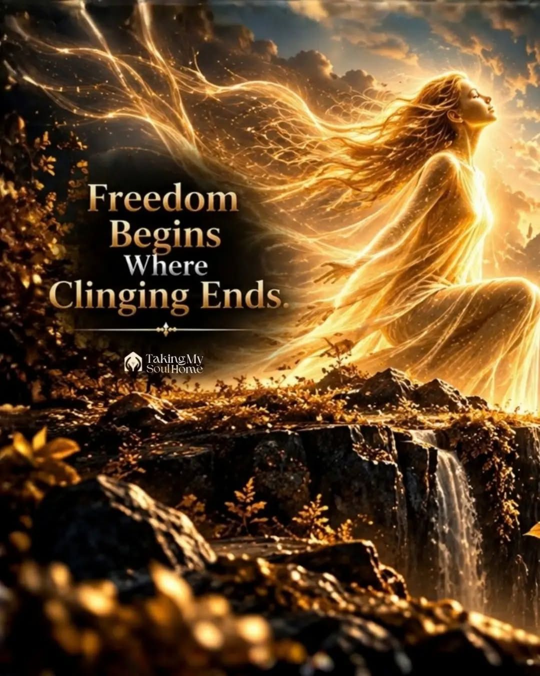 Freedom doesn't begin when you finally possess everything you desire.