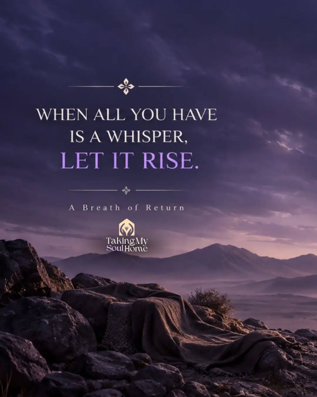 Fear can rise suddenly.