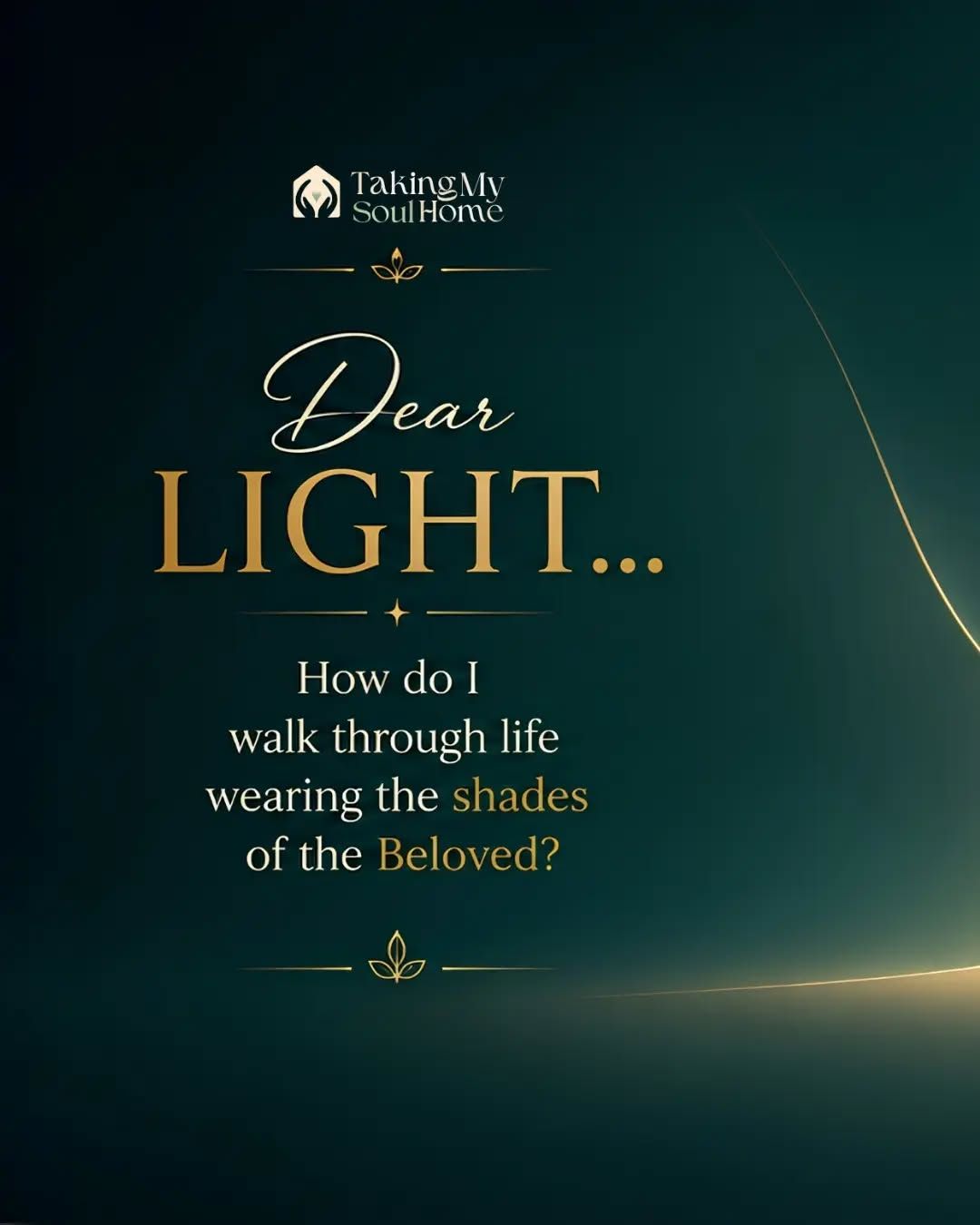The child within me asked a simple question: