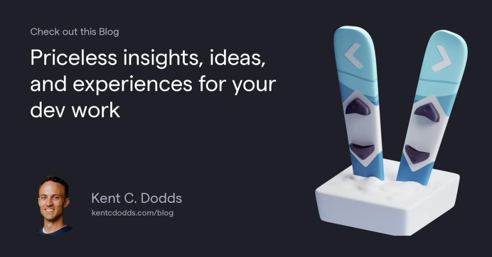 image of Kent C. Dodds Blog