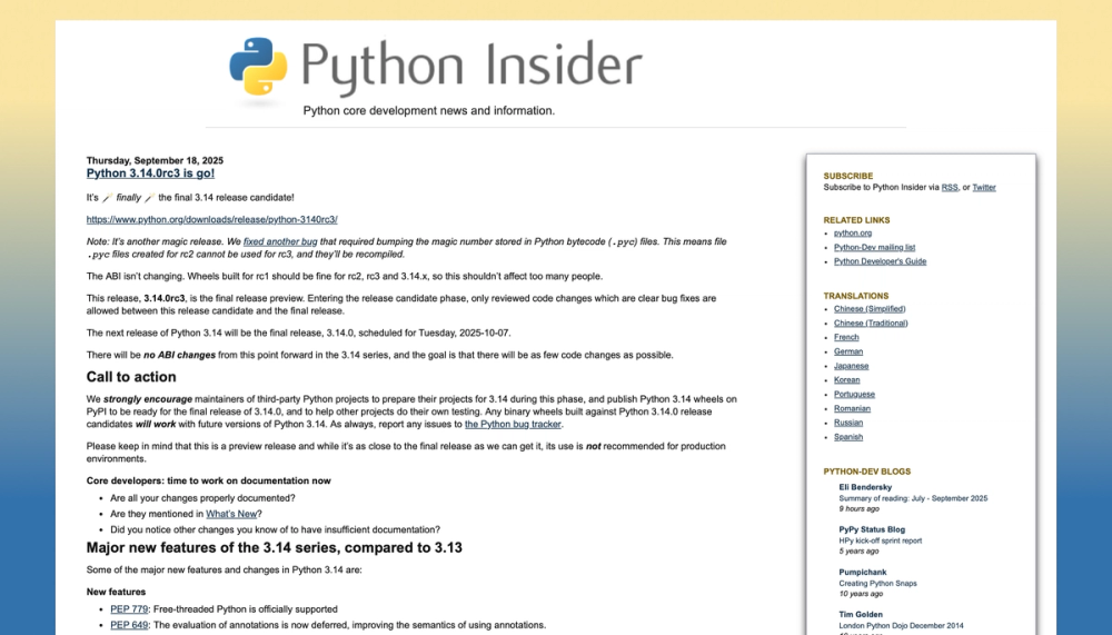image of Python Insider