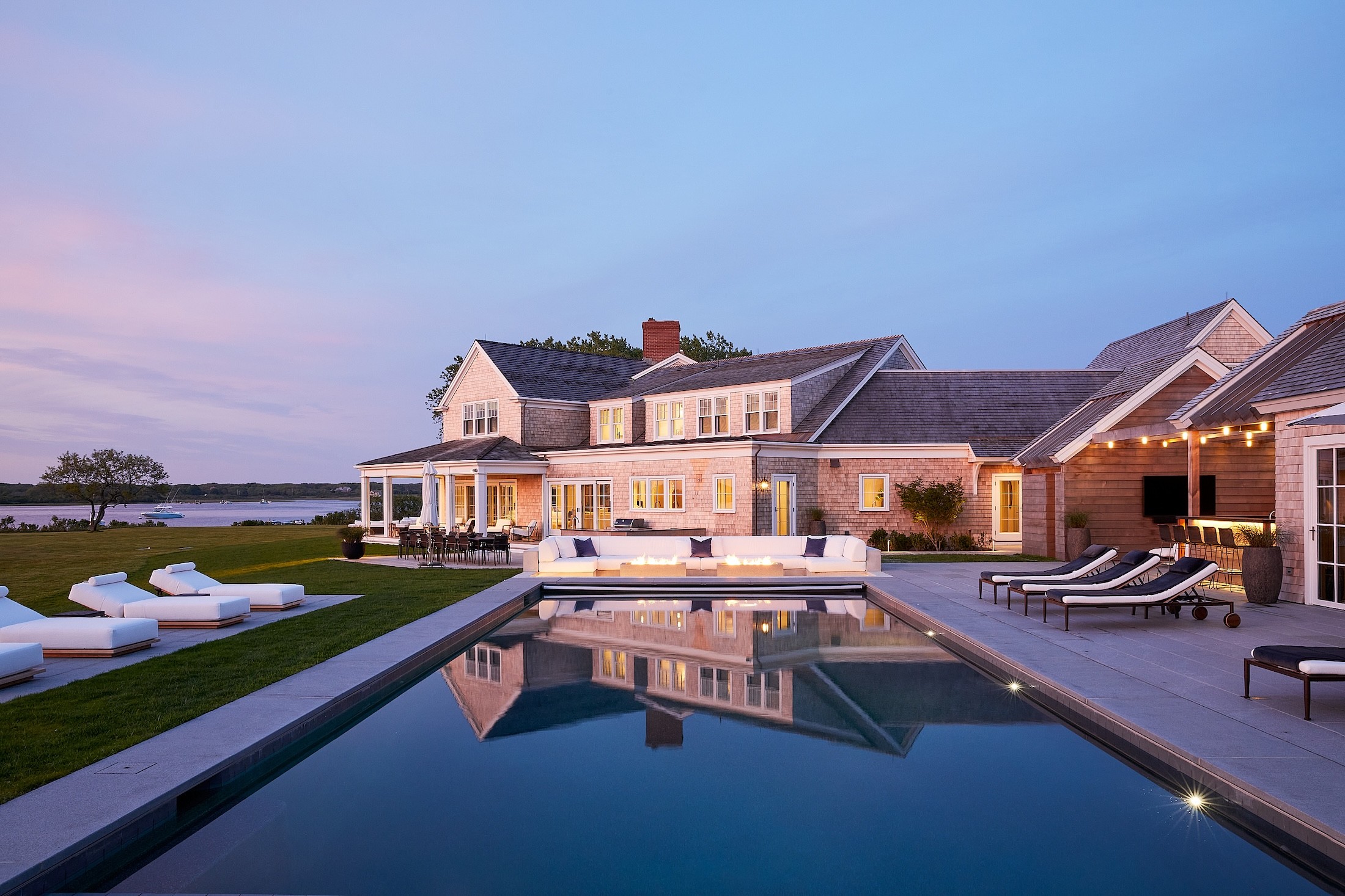 Miroslava-Land-and-Design-Nantucket-Landscape-Architecture-Polpis-Harbor-Waterfront-Elegance-At-Dusk