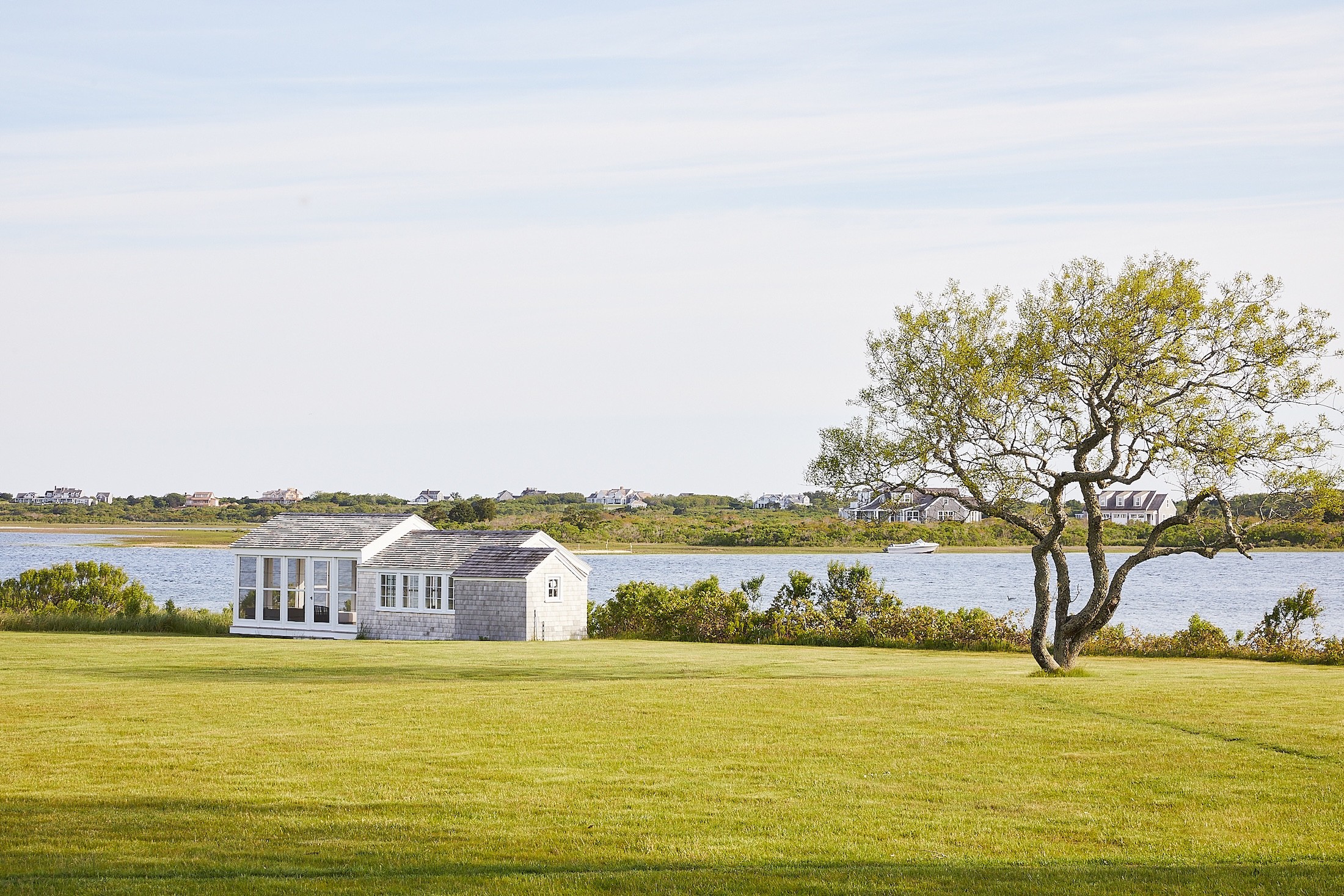 Miroslava-Land-and-Design-Nantucket-Landscape-Architecture-Polpis-Harbor-Lakeside-Cabin-With-Tree