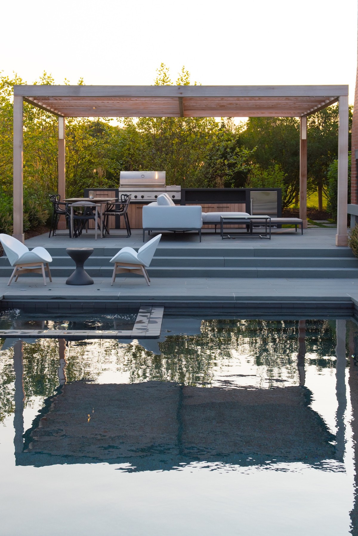 Miroslava Land and Design Nantucket Landscape Architecture Quidnet Path Outdoor Living Space With Pool