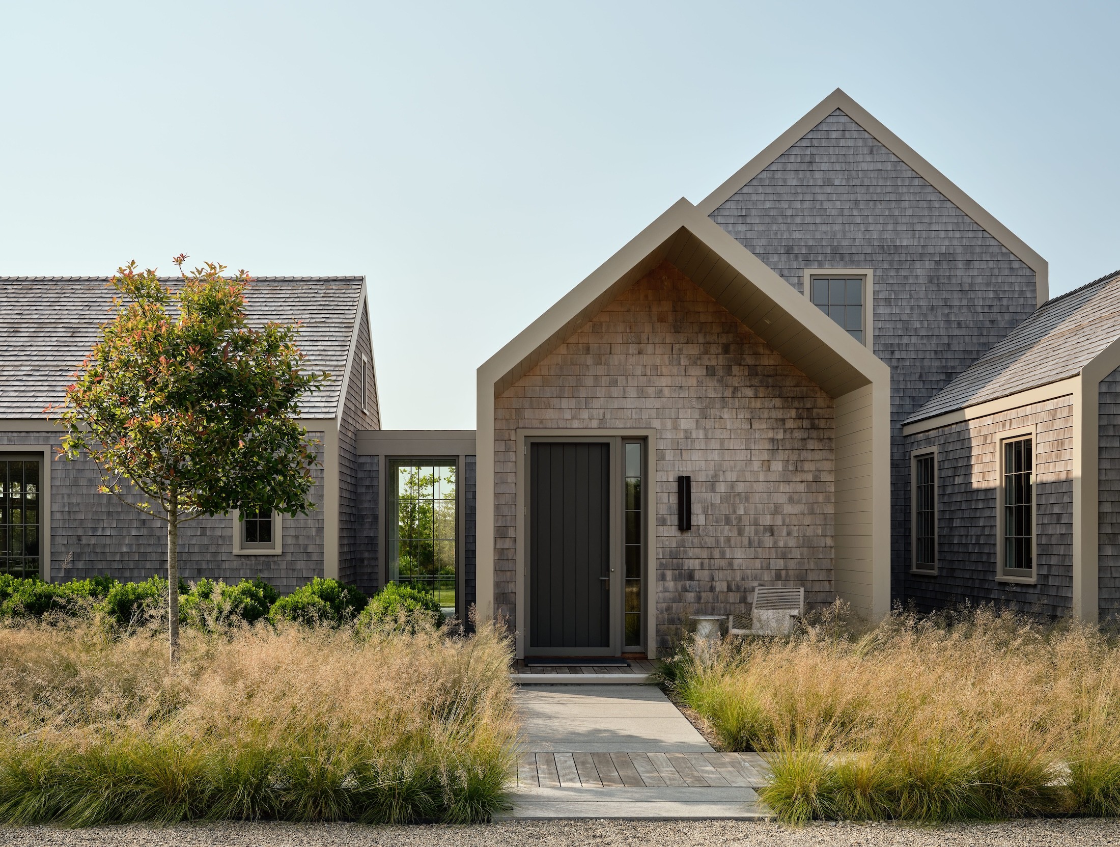 Miroslava-Land-and-Design-Nantucket-Landscape-Architecture-Pocomo-Estate-Shingle-Exterior-Home-Entrance