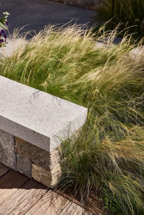 Miroslava-Land-and-Design-Nantucket-Landscape-Architecture-Edge-of-Town-Stone-Bench-With-Grasses