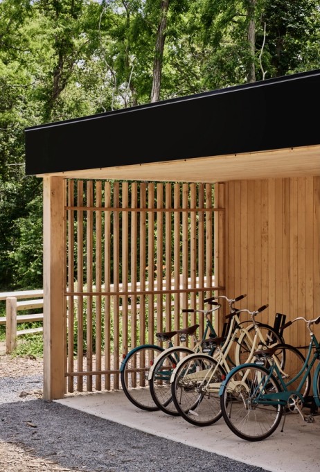 Miroslava-Land-and-Design-Nantucket-Landscape-Architecture-Autocamp-Cape-Cod-Bicycle-Shelter-Exterior
