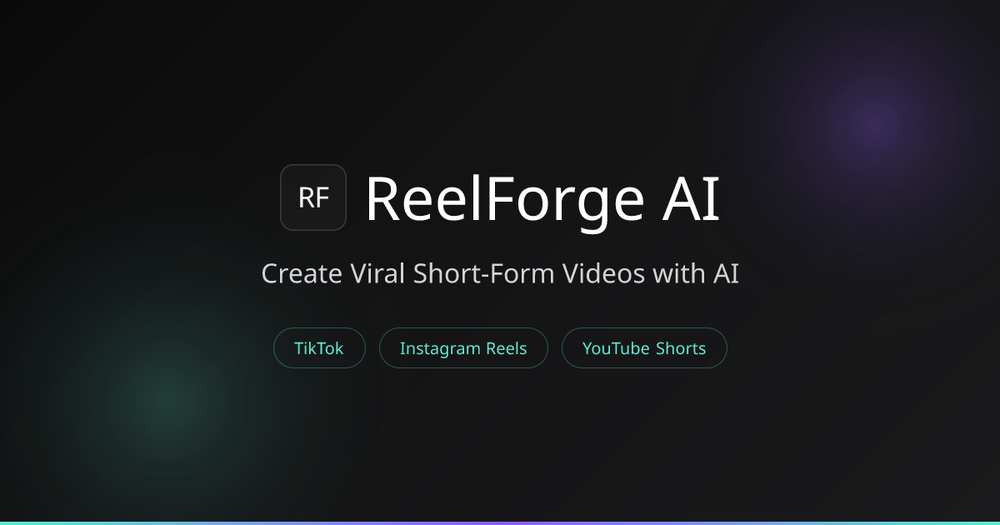 image of ReelForge AI