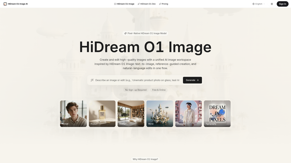 image of HiDream O1 Image image of HiDream O1 Image